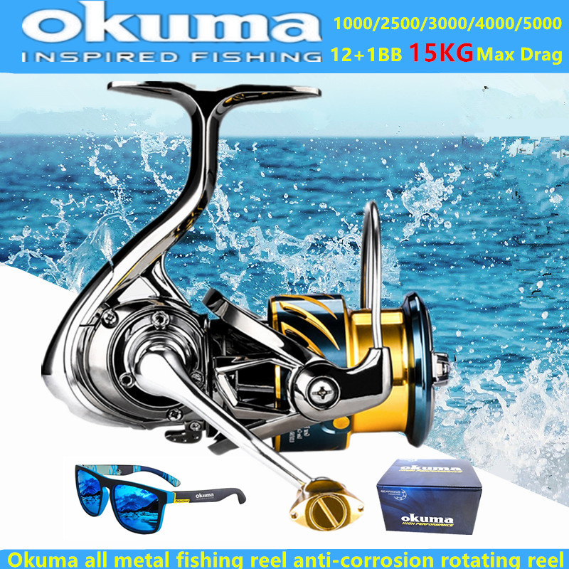 Okuma all metal fishing reel 1 - Trolling Reel recensie en prijs