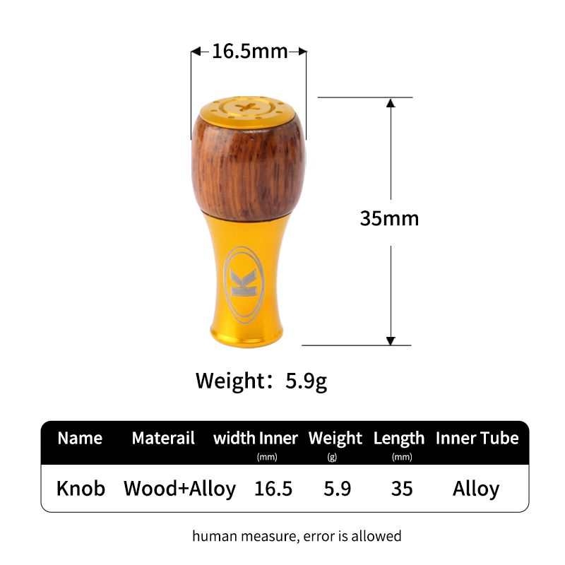 Umi 1pc Fishing Reel Wood Knob - Trolling Reel recensie en prijs