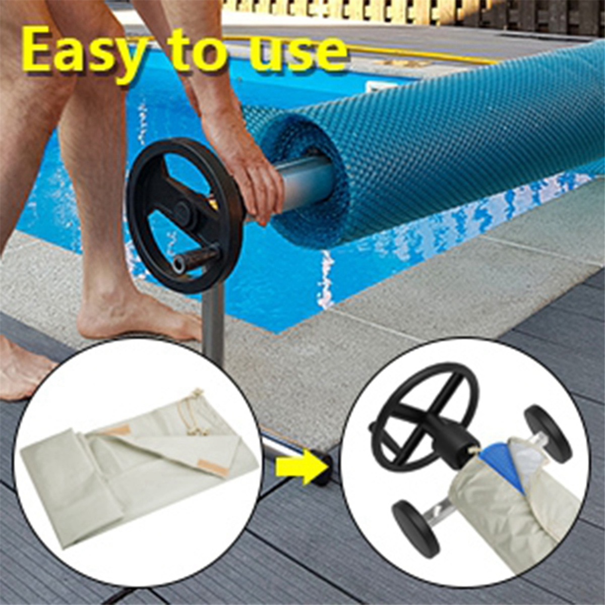 ABQR Swimming Pool Solar Reel  - Reel Cover recensie en prijs