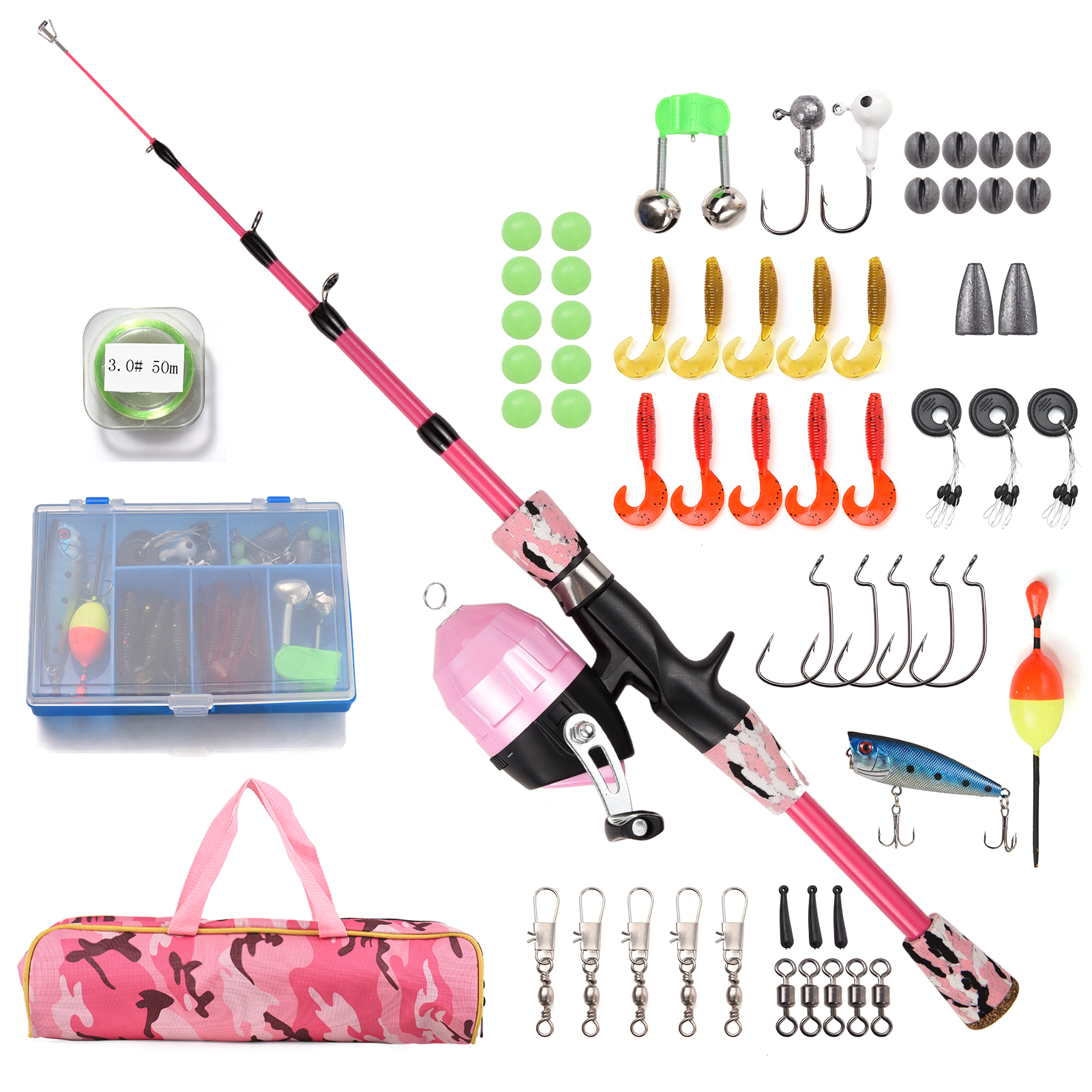 Kids Fishing Rod and Reel Comb - Spincast Reel recensie en prijs