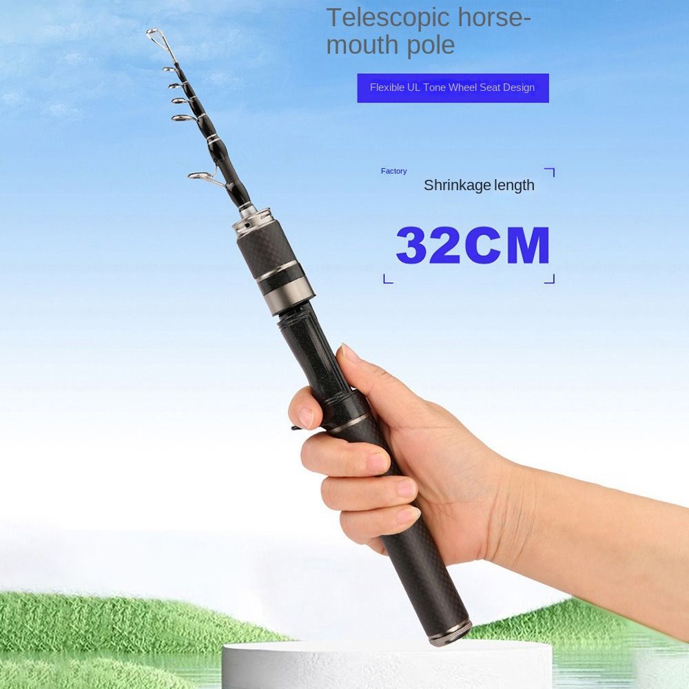 1.5m-1.8m Fishing Pole Rod Set - Spincast Reel recensie en prijs