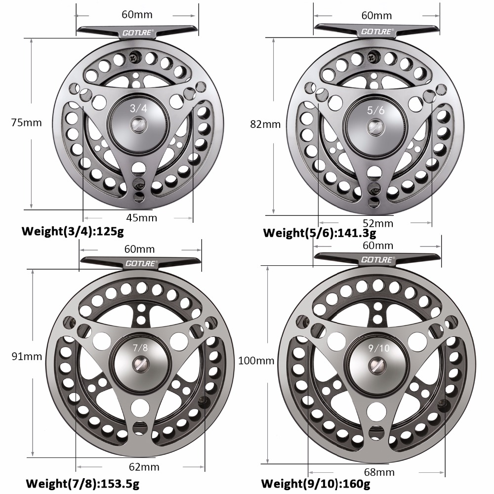 Goture Fly Fishing Reel 3/4 5/ - Reel Spare Spool recensie en prijs