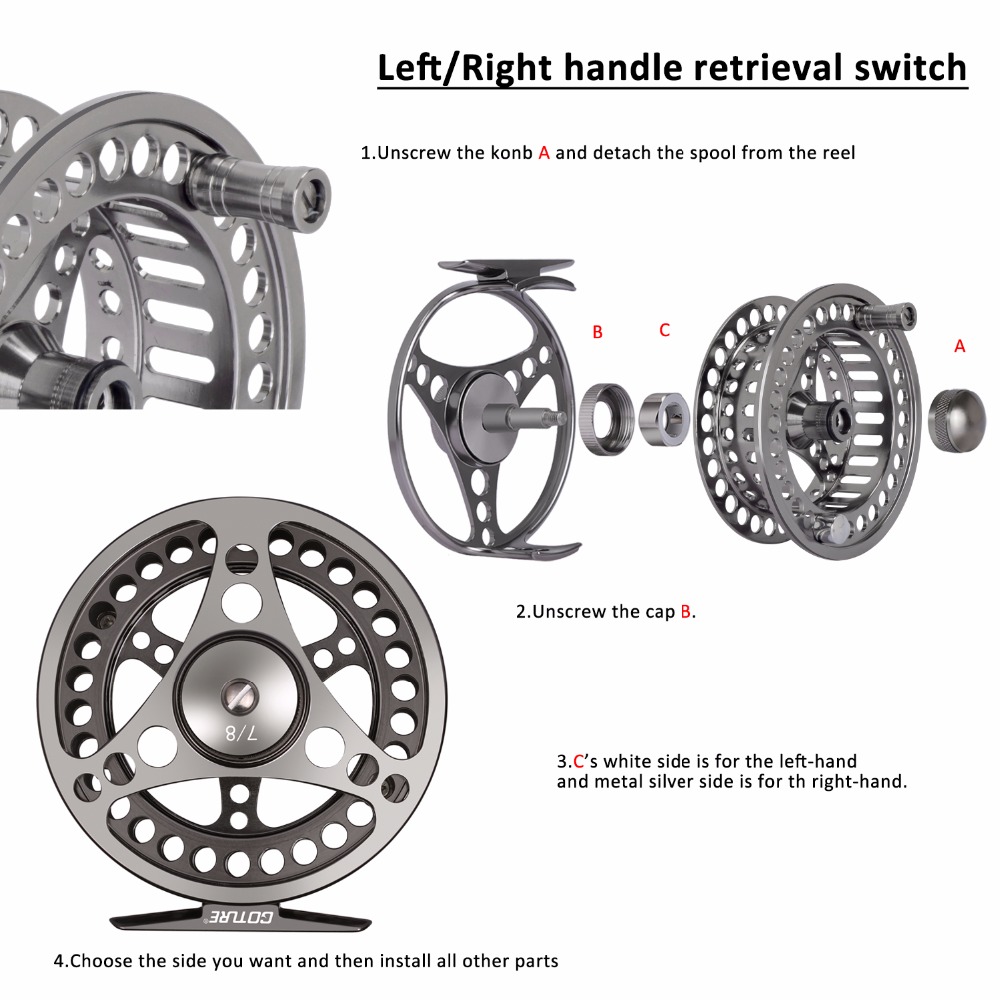 Goture Fly Fishing Reel 3/4 5/ - Reel Spare Spool recensie en prijs