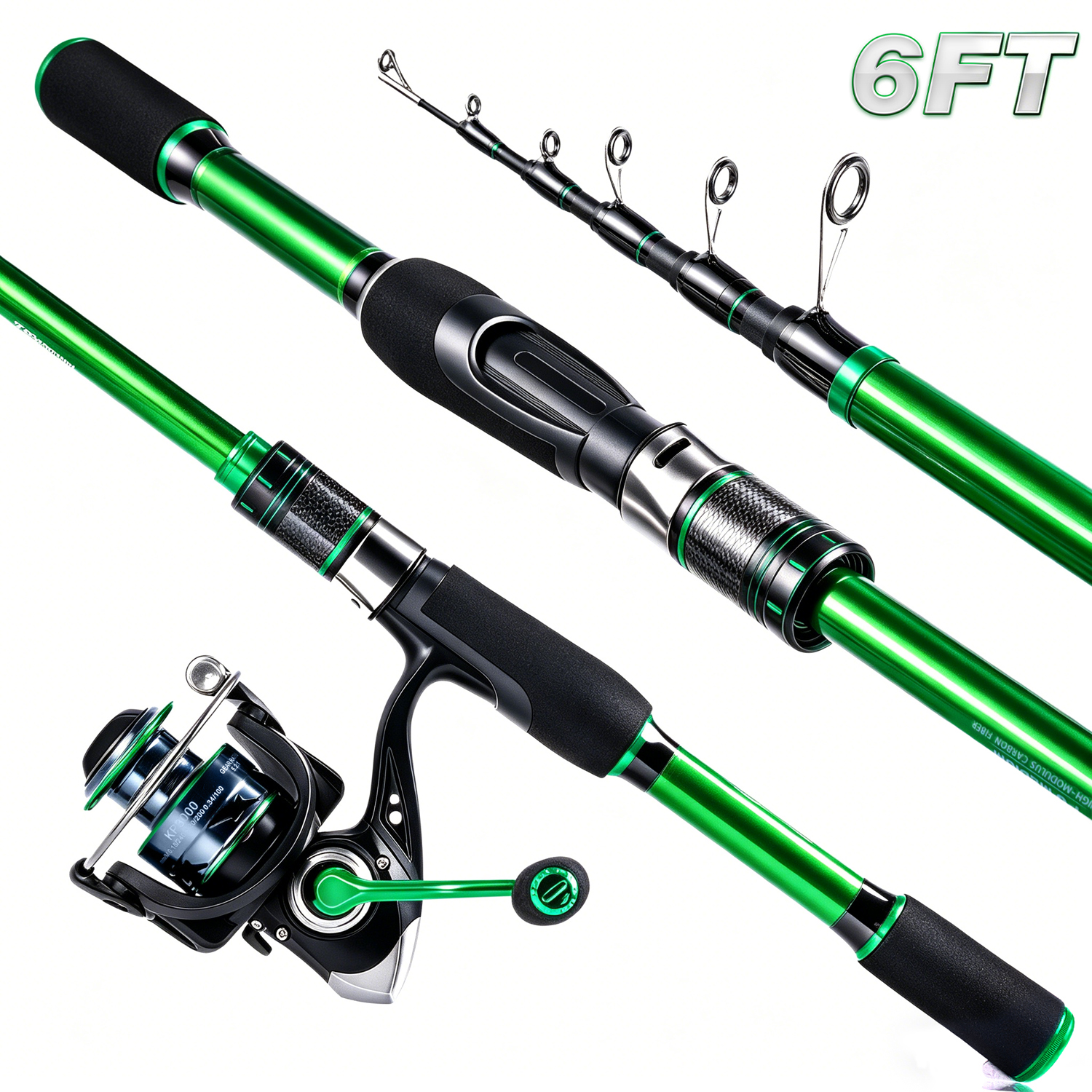 Graphite Telescopic Fishing Ro - Reel Bag recensie en prijs