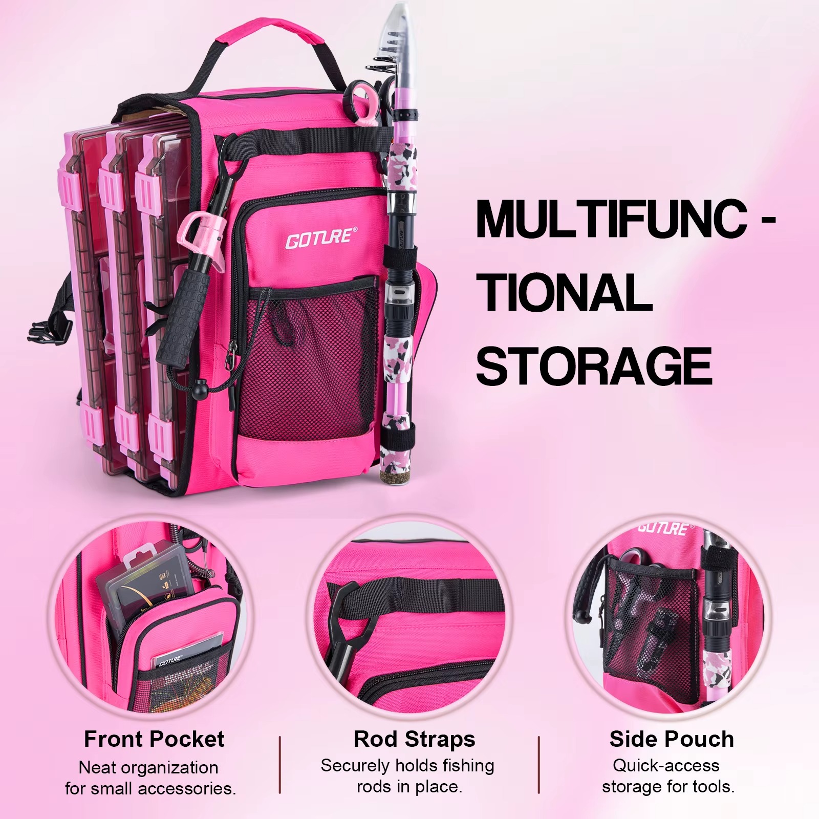 Goture All-in-One Fishing Comb - Reel Bag recensie en prijs
