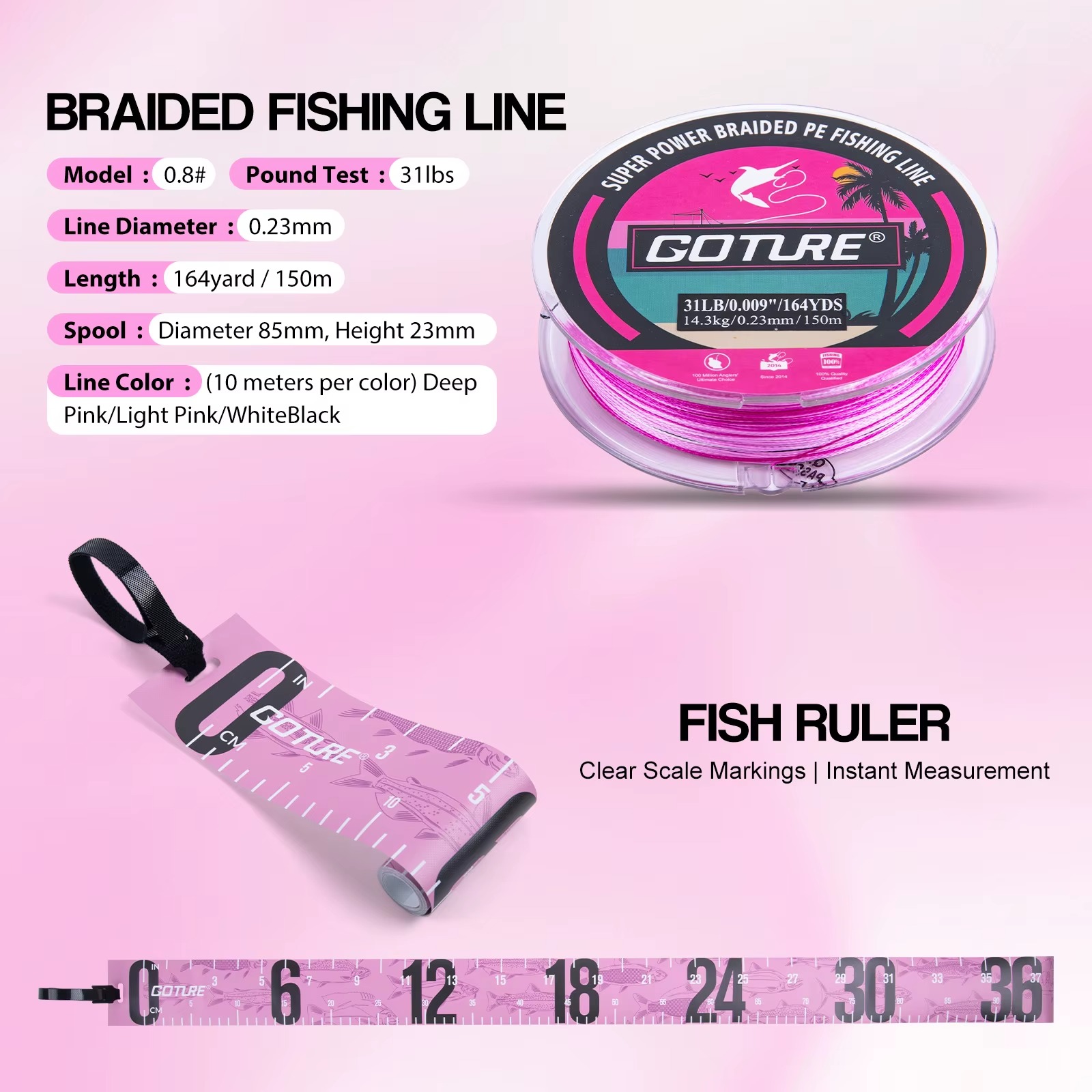 Goture All-in-One Fishing Comb - Reel Bag recensie en prijs