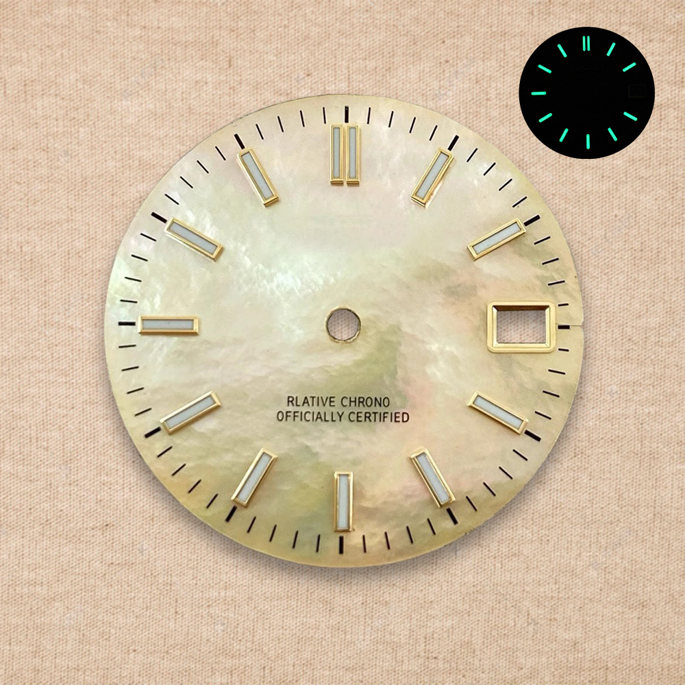 New 28.5mm S Logo NH35 Dial Lo - Reel Case recensie en prijs