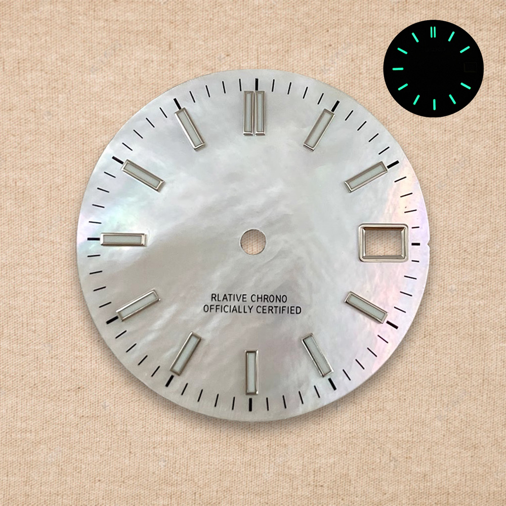 New 28.5mm S Logo NH35 Dial Lo - Reel Case recensie en prijs