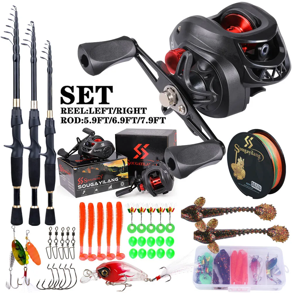 Sougayilang Fishing Rod and Re - Spincast Reel recensie en prijs
