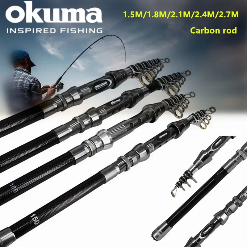 OKUMA New Carbon Rock Rod 1.5M - Surf Reel recensie en prijs