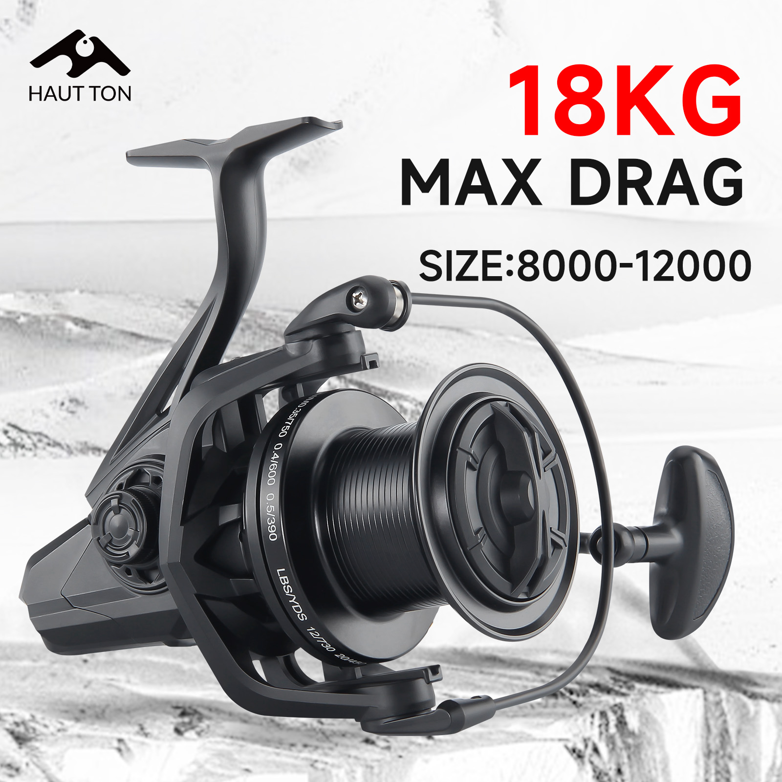 HAUT TON BLACK 12000/14000 Sur - Surf Reel recensie en prijs